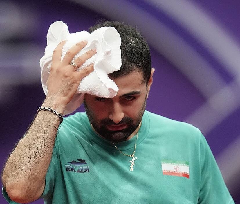 بنیامین فرجی درخشید اما پینگ‌پنگ ایران به نیمه‌نهایی نرسید