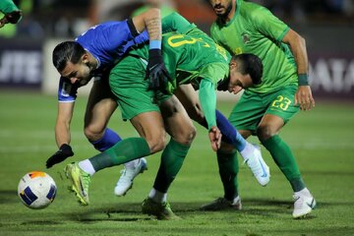 استقلال 1-1 الشرطه/ VAR سوپر گل را از رامین گرفت