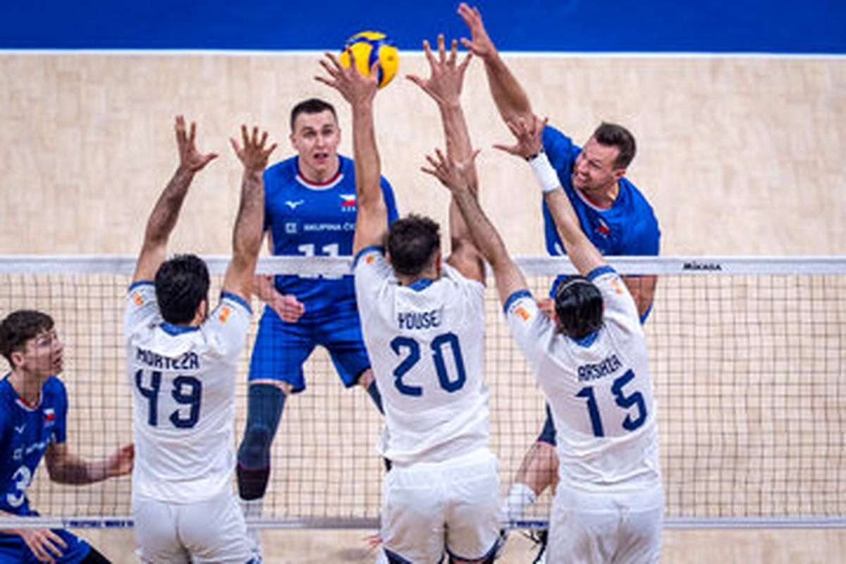 ایران ۱-۳ جمهوری چک؛ پایان رویاپردازی والیبالیست های ایران در مسابقات قهرمانی جهان