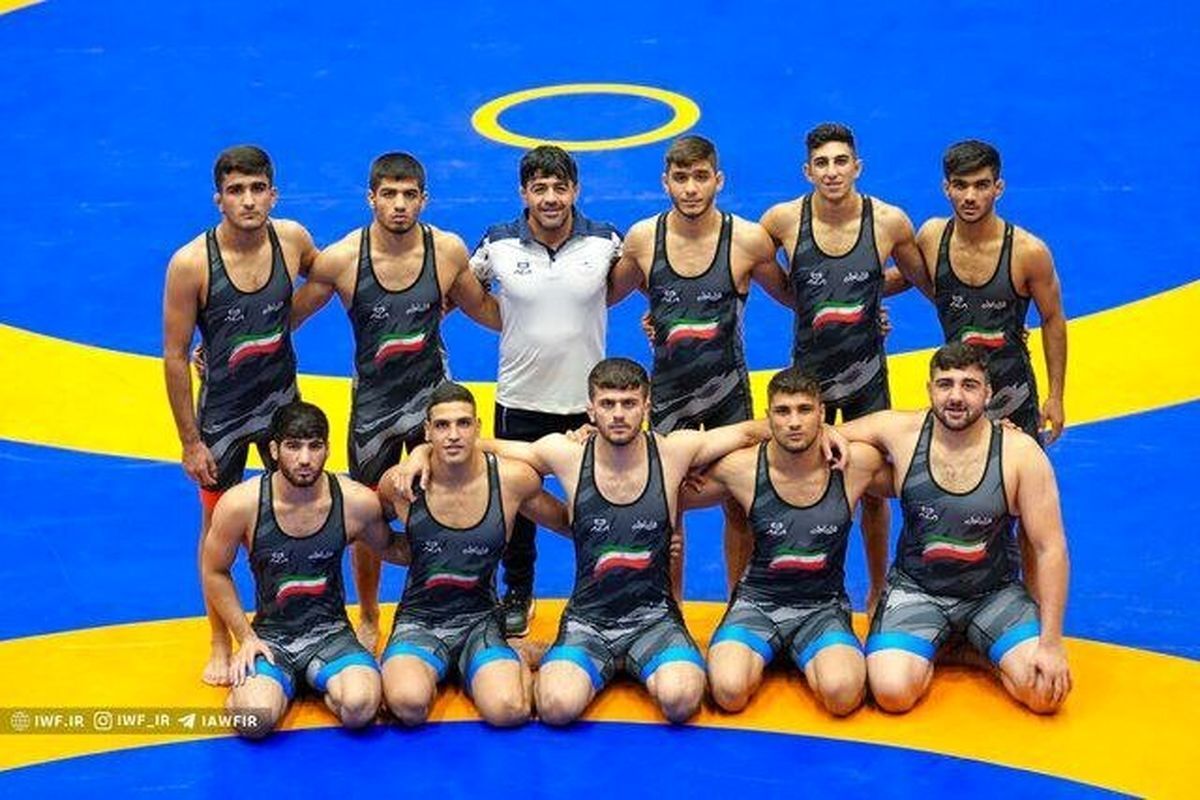 تیم ملی کشتی فرنگی جوانان ایران قهرمان جهان شد
